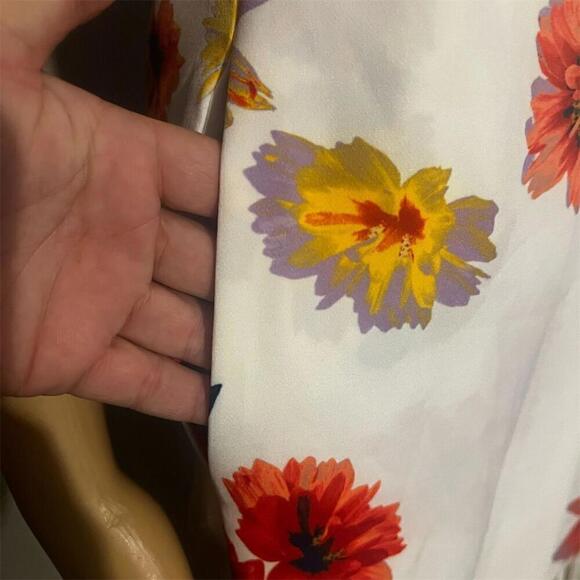 Alex Marie Floral Jumpsuit Women’s Size 2 Wide-Leg Summer - Picture 6 of 9